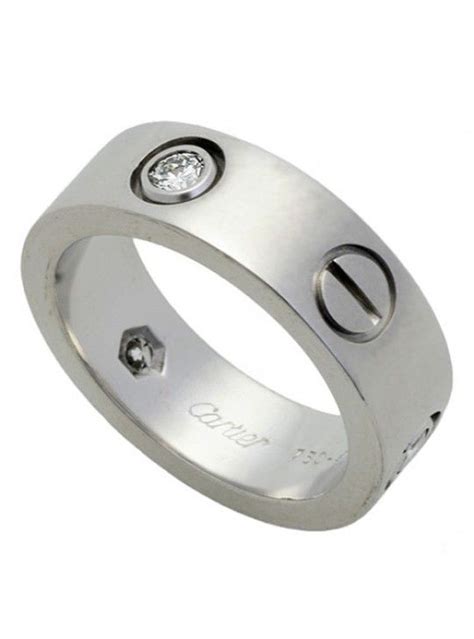 cartier white gold love ring replica|cartier love ring copy.